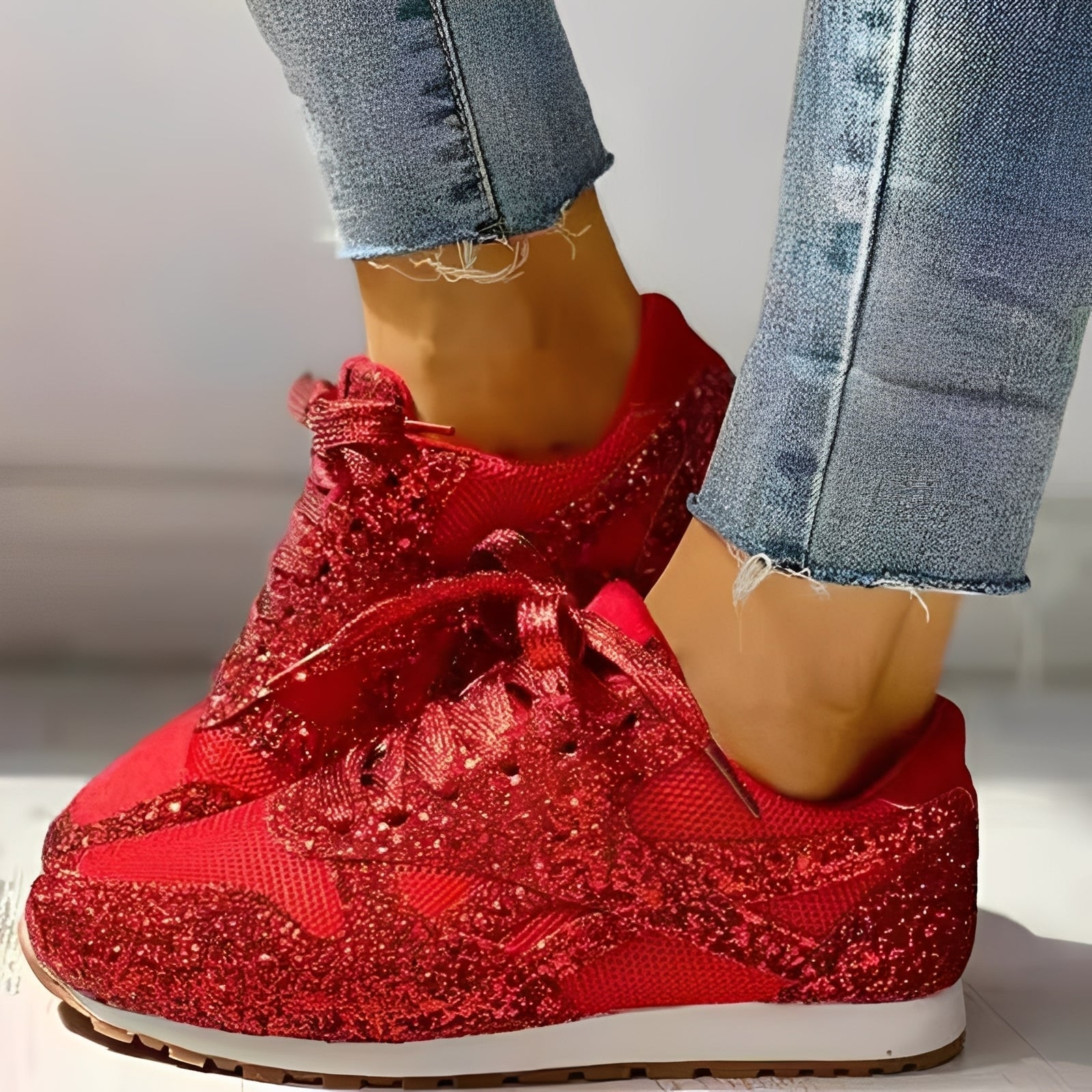 Chaussures à paillettes pour femmes | Design scintillant & confort de sneaker