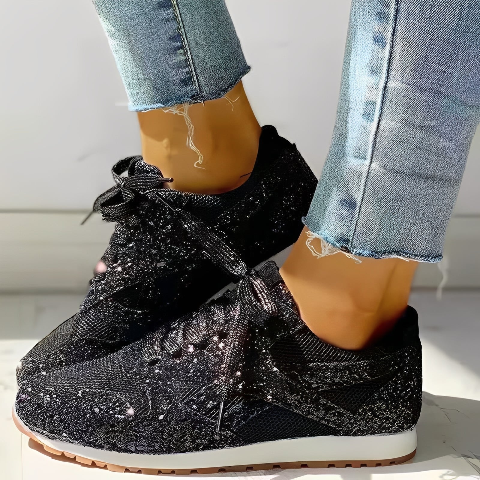 Chaussures à paillettes pour femmes | Design scintillant & confort de sneaker
