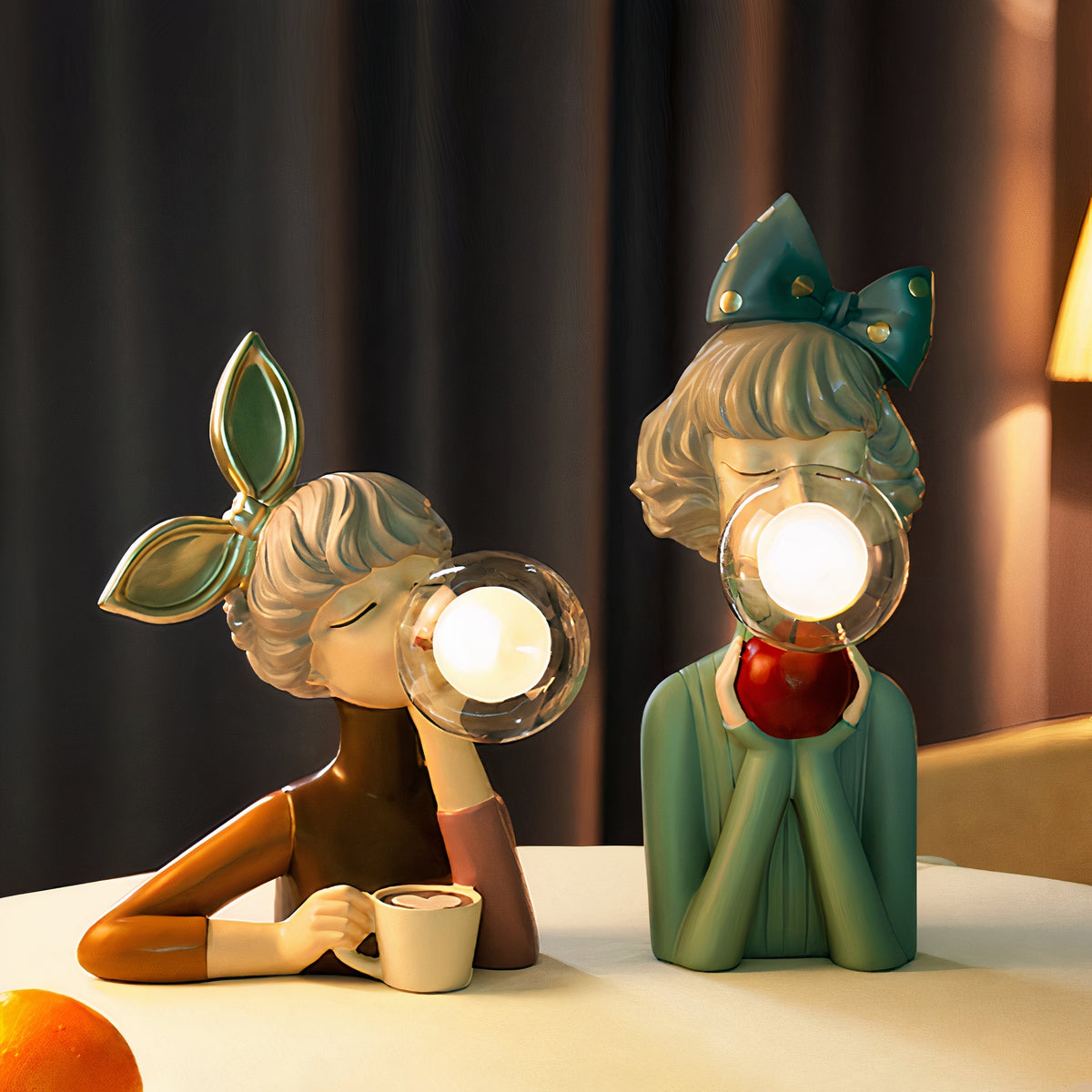 GlowGum Lampe de Table Unique pour une Ambiance Chaleureuse