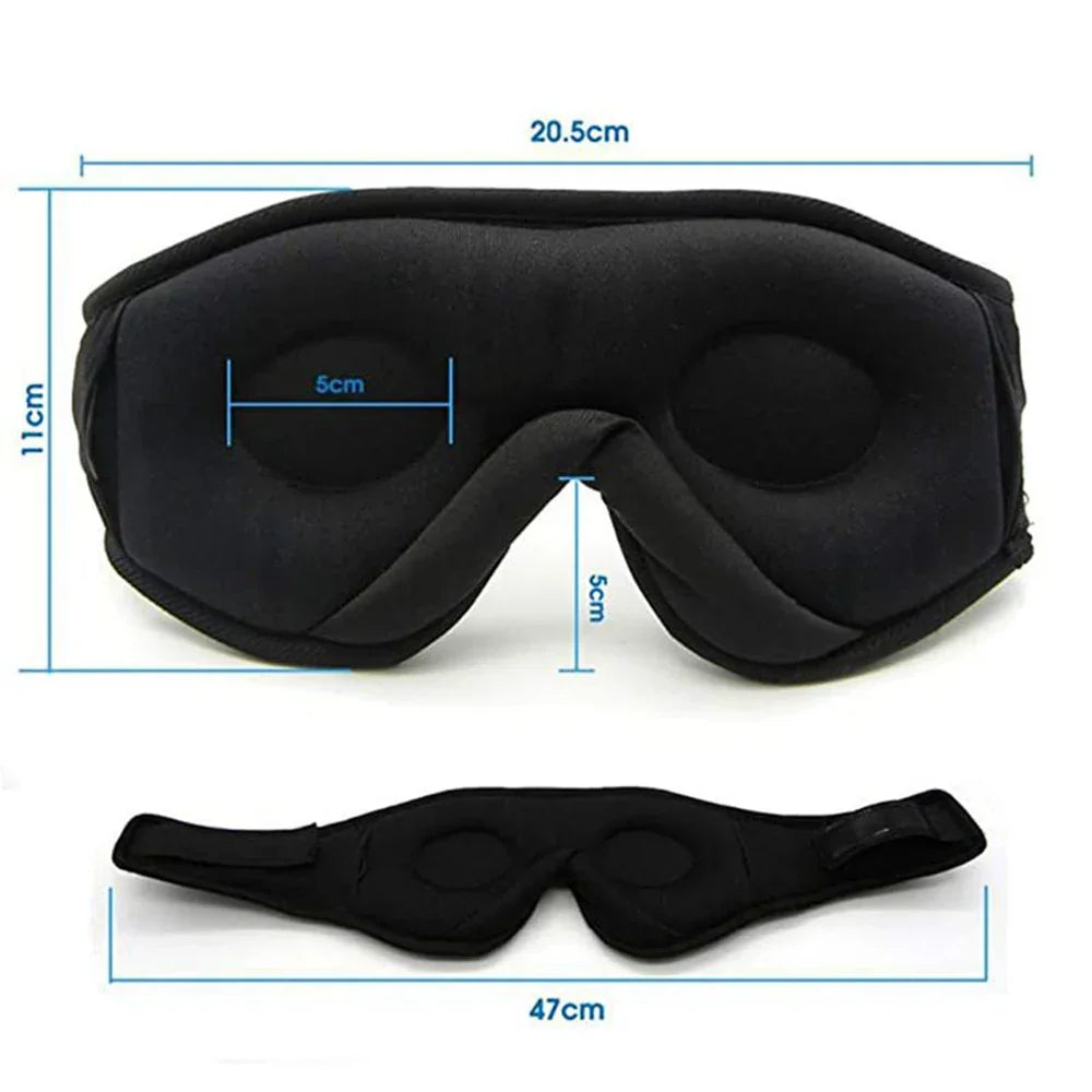 Masque de Sommeil Bluetooth LuxeSlumber | Son HD pour un Sommeil Ininterrompu