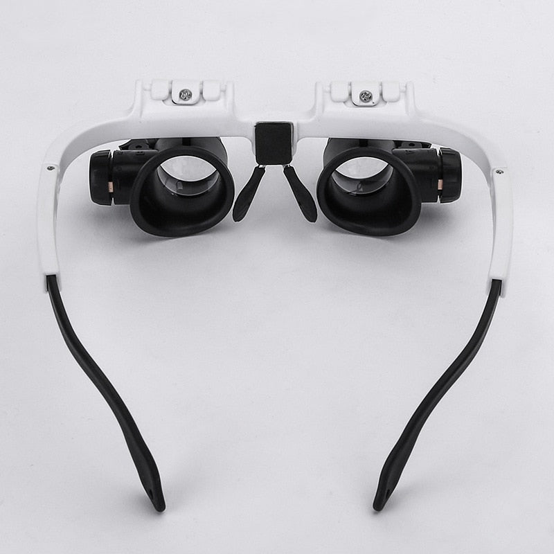 Loupes LED Réglables avec 8x, 15x et 23x de Grossissement pour Loisirs et Travaux de Précision