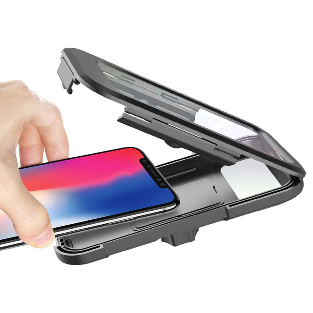 HydroGuard Case | Support de téléphone étanche universel pour vélo ou moto