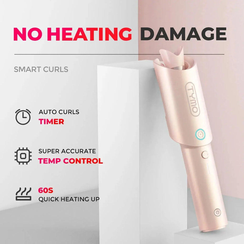 Céleste | Fer à friser – sans fil – température réglable – design élégant