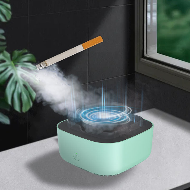 Cendrier Purificateur d'Air Anti-Fumée avec Système de Filtration Avancé – Désodorisant d'Air Intérieur Élégant pour un Air Pur
