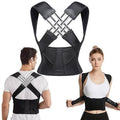 Correcteur de posture ergonomique pour soulagement de la douleur au cou et au dos, ajustable et stable