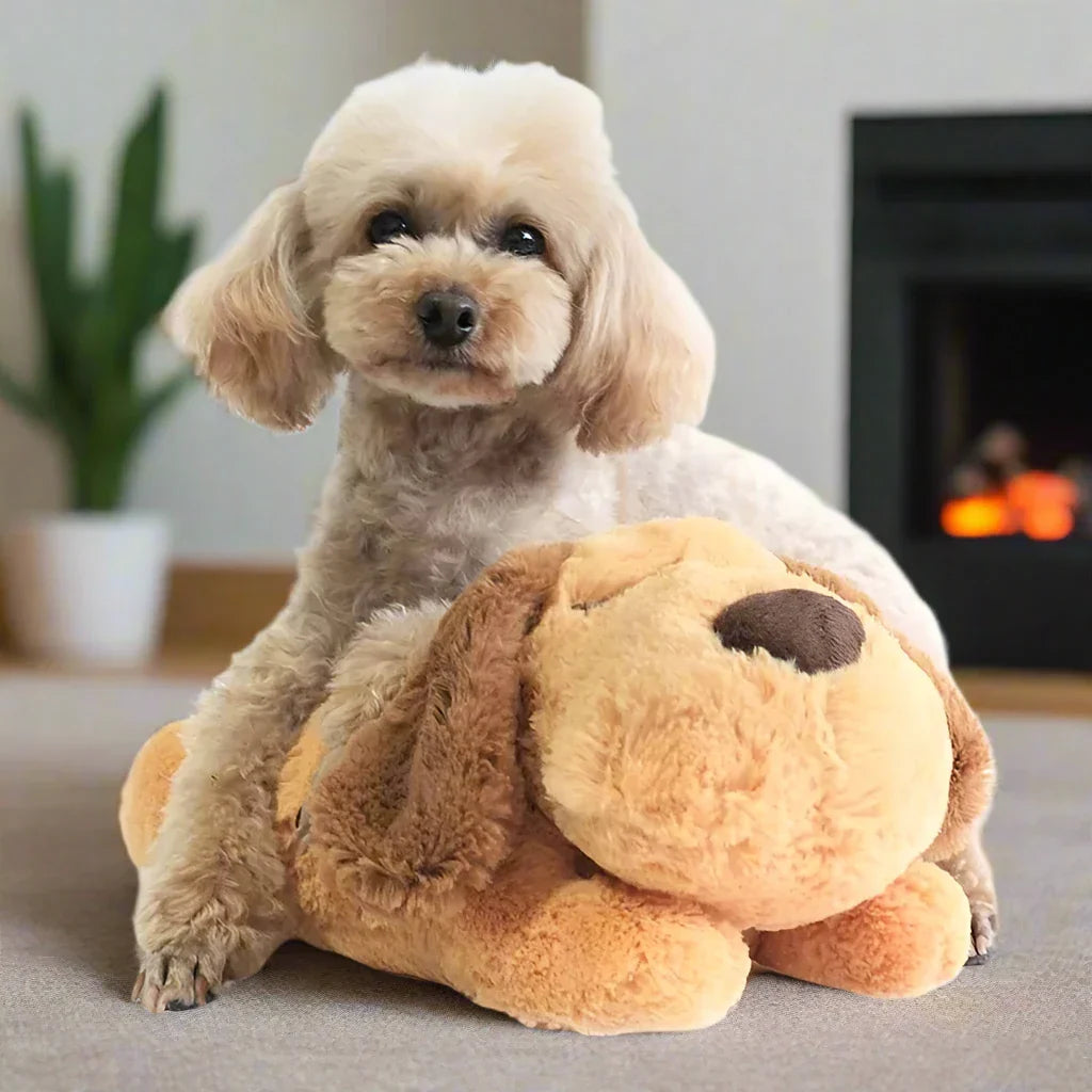 LuxeKnuffel Battement de Cœur Peluche | Peluche confortable pour soutien émotionnel et connexion
