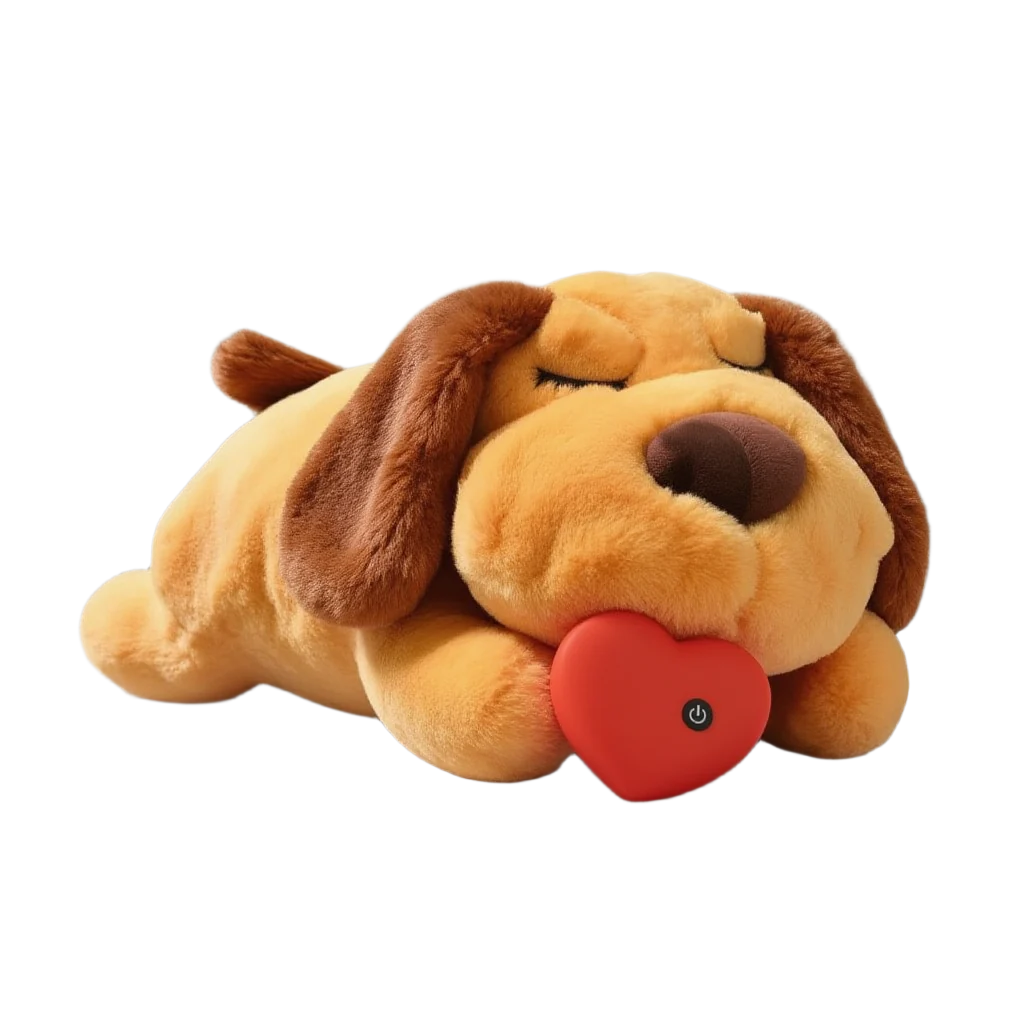 LuxeKnuffel Battement de Cœur Peluche | Peluche confortable pour soutien émotionnel et connexion