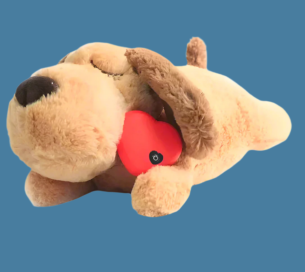 LuxeKnuffel Battement de Cœur Peluche | Peluche confortable pour soutien émotionnel et connexion