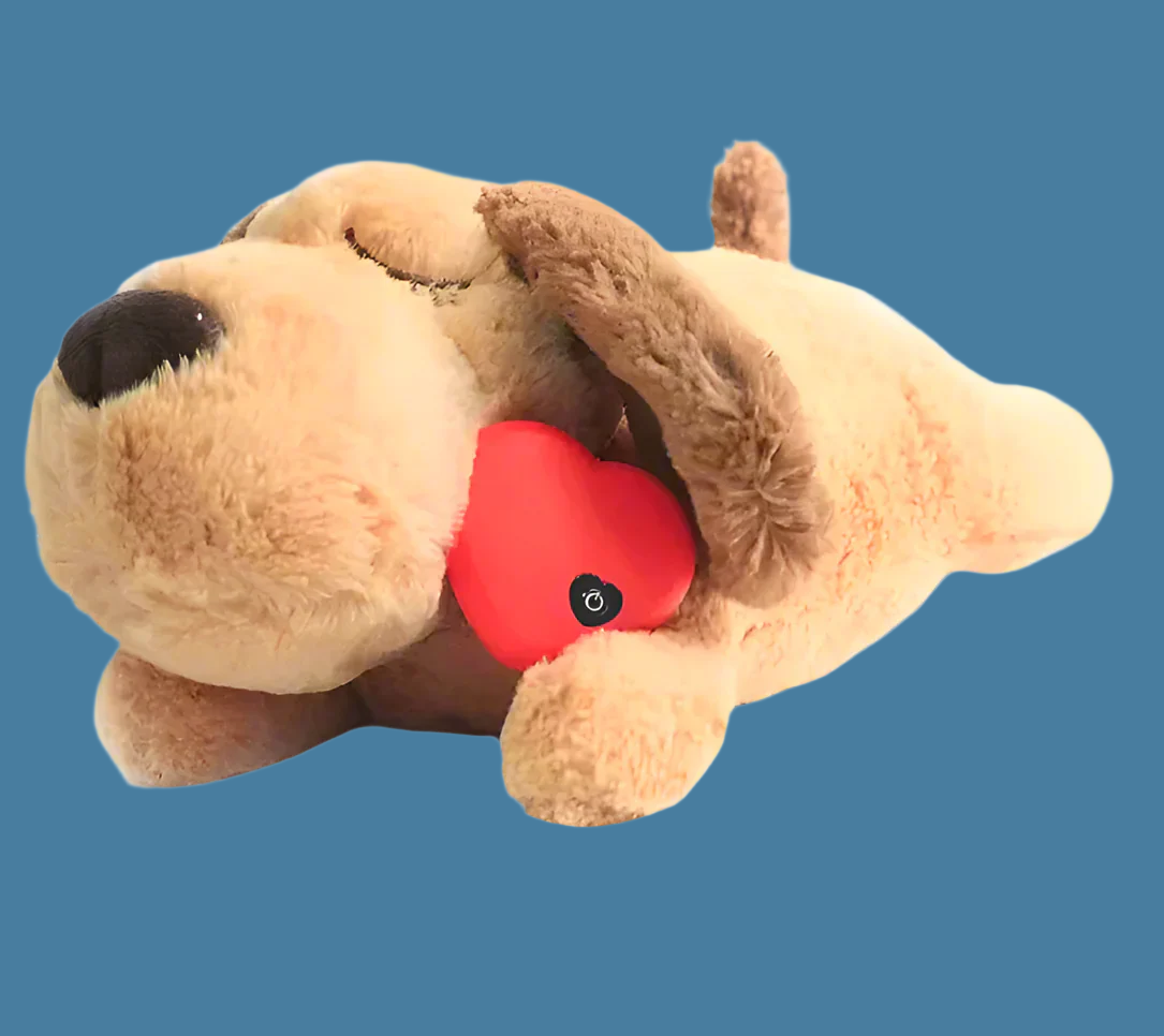LuxeKnuffel Battement de Cœur Peluche | Peluche confortable pour soutien émotionnel et connexion