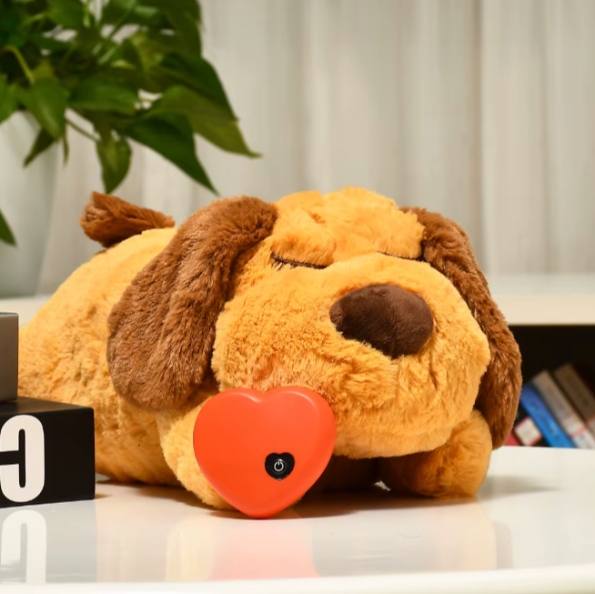 LuxeKnuffel Battement de Cœur Peluche | Peluche confortable pour soutien émotionnel et connexion