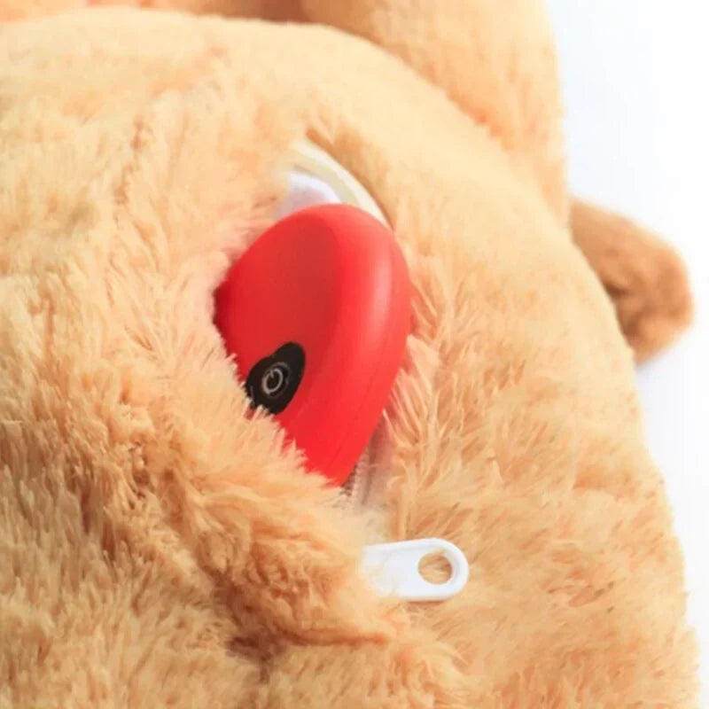 LuxeKnuffel Battement de Cœur Peluche | Peluche confortable pour soutien émotionnel et connexion