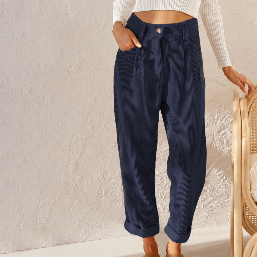 Pantalons en velours côtelé de haute qualité pour femmes