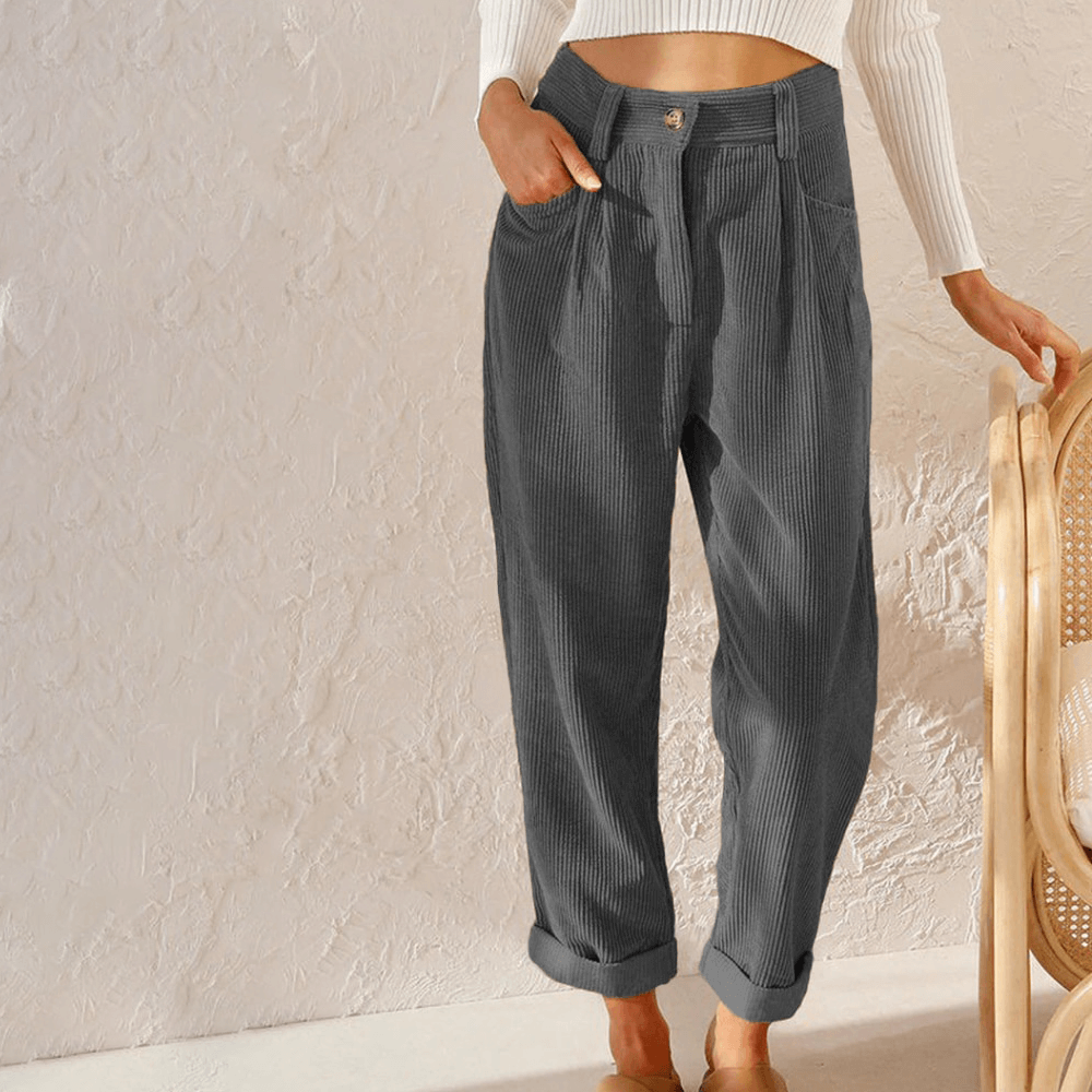 Pantalons en velours côtelé de haute qualité pour femmes