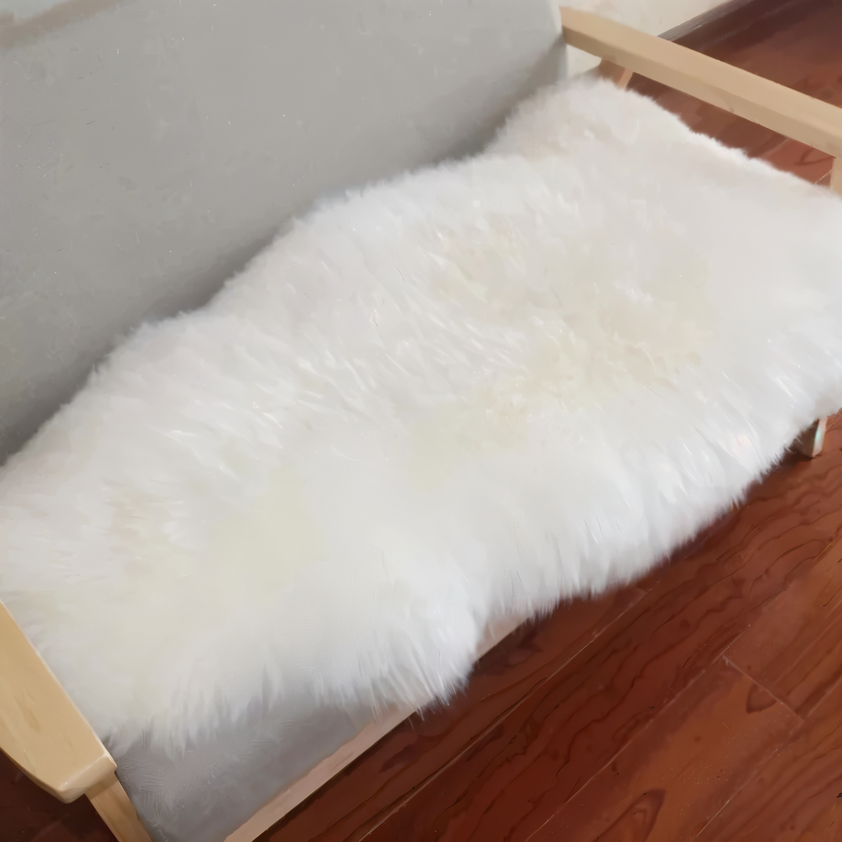 Tapis en Fausse Fourrure ShearLuxe – Doux Immitation Peau de Mouton pour Décoration Intérieure