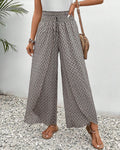 Pantalon large pour femmes | Imprimé et fluide