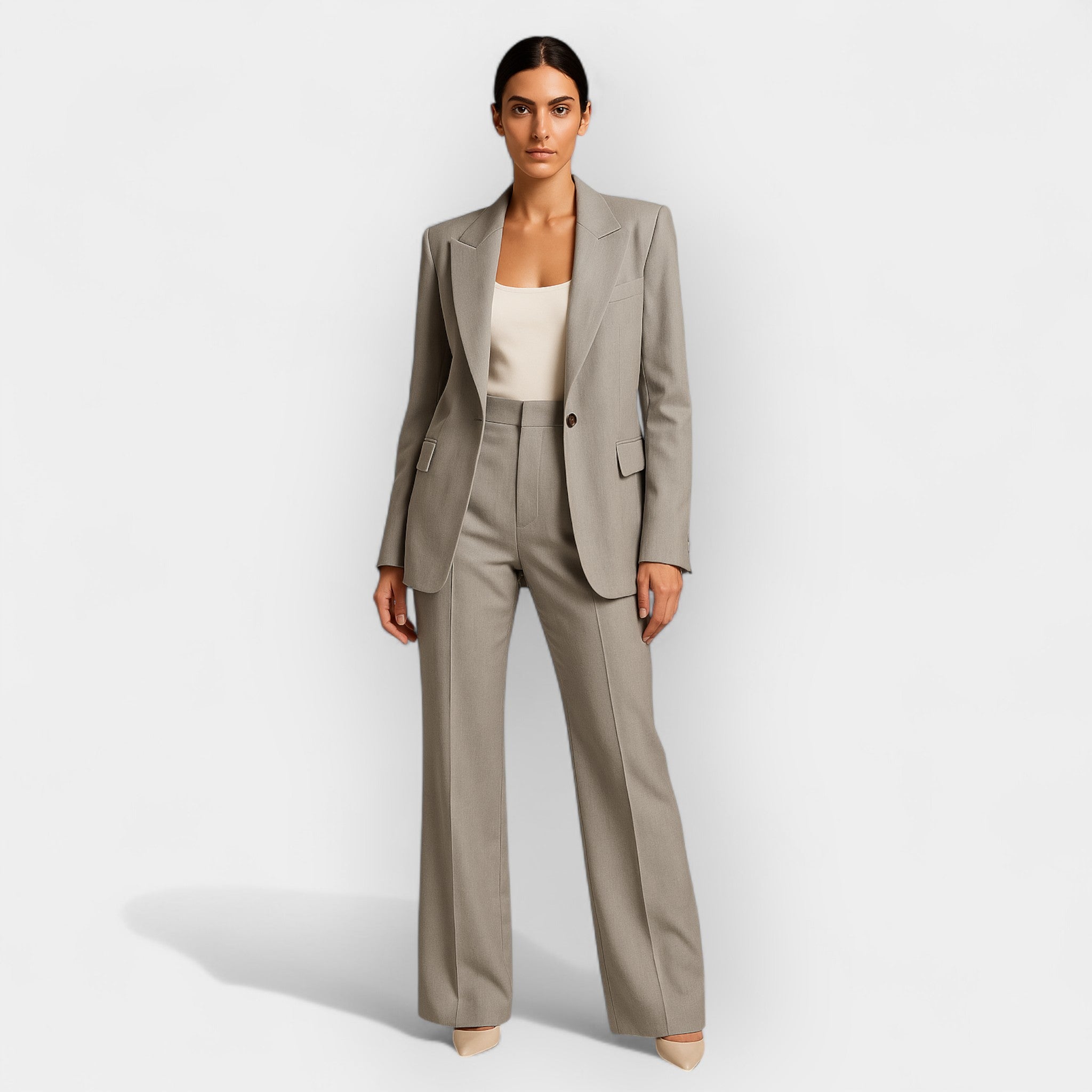 Ensemble Pantalon Femme | Coupe Droite & Apparence Élégante
