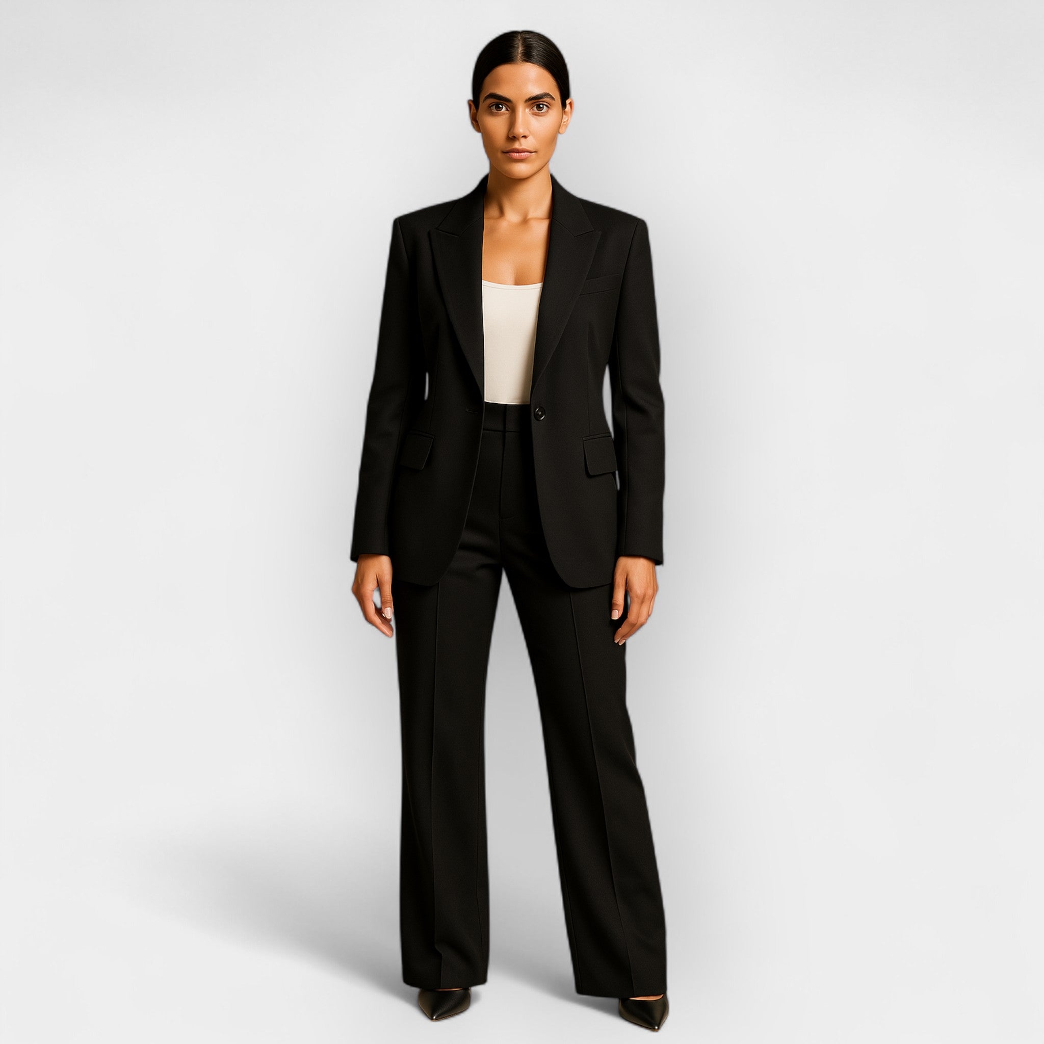 Ensemble Pantalon Femme | Coupe Droite & Apparence Élégante