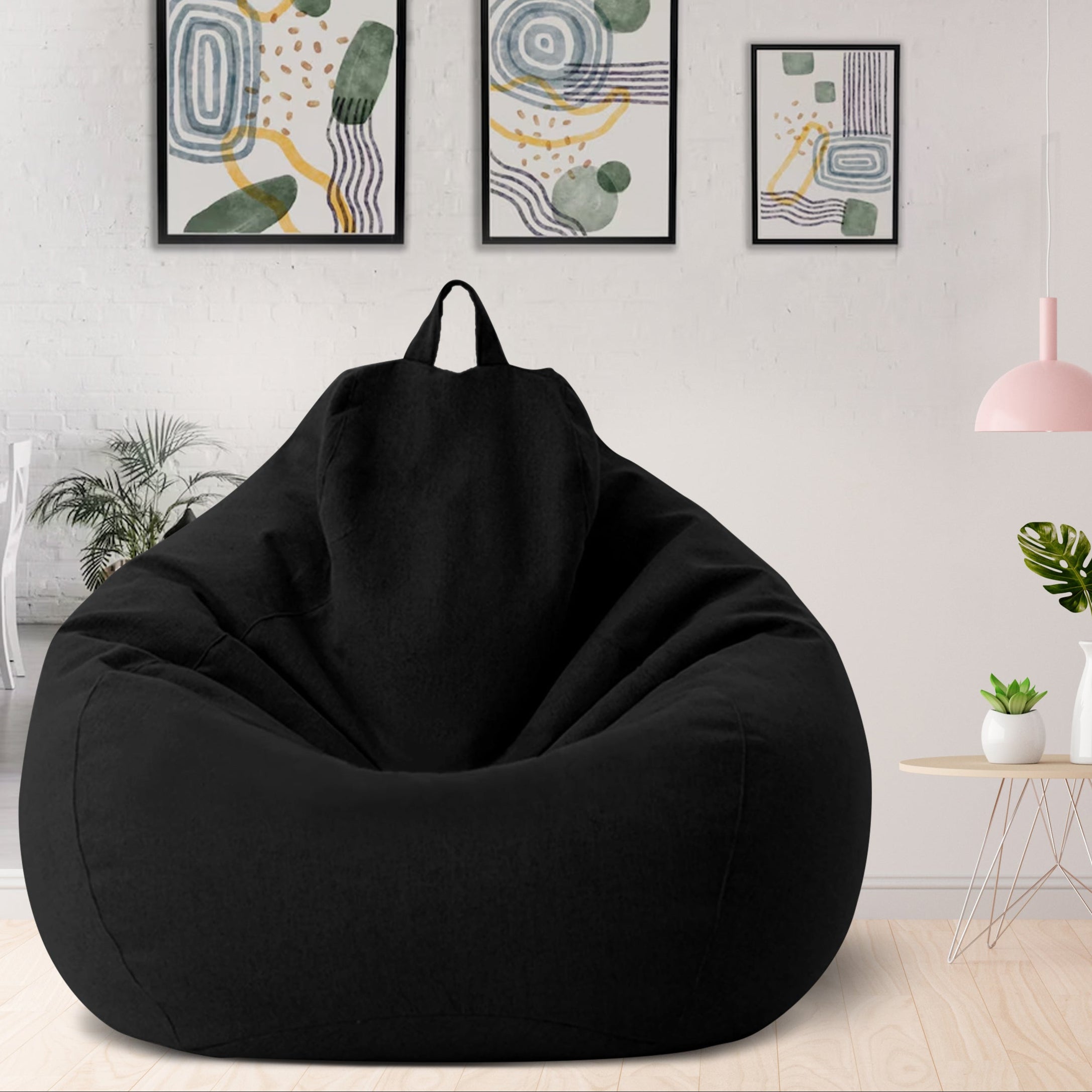 Norvo | Bean Bag Luxueux Lin – Mobilier de siège ergonomique et élégant