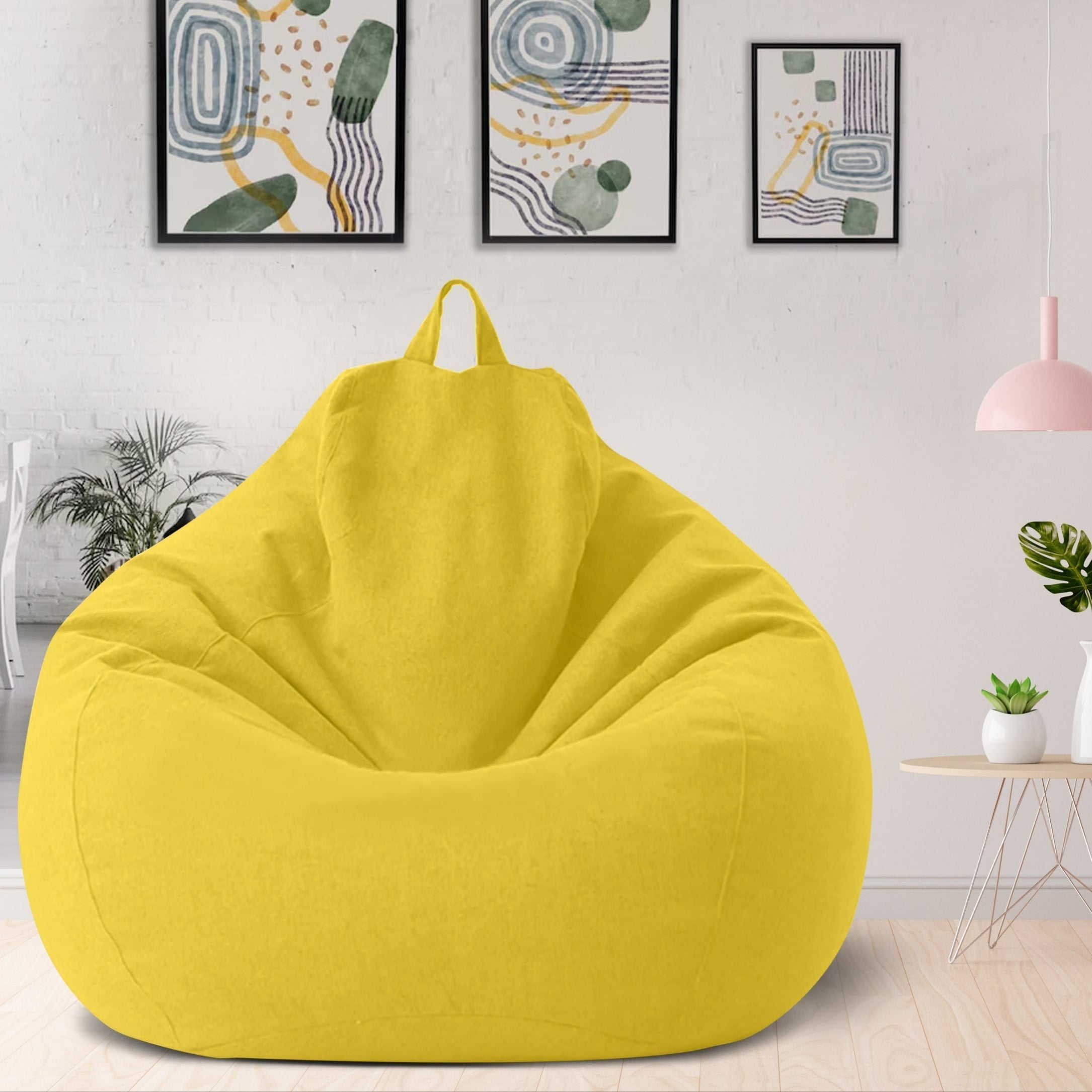 Norvo | Bean Bag Luxueux Lin – Mobilier de siège ergonomique et élégant