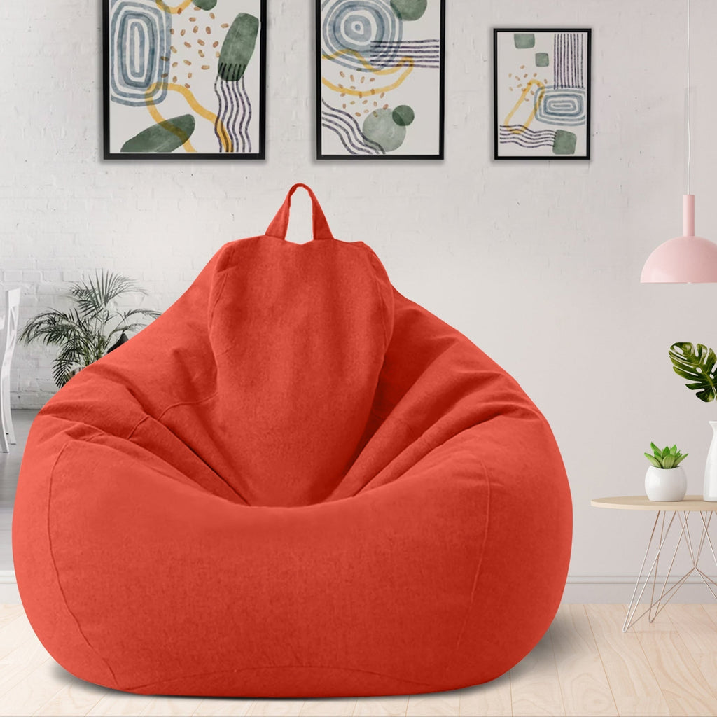 Norvo | Bean Bag Luxueux Lin – Mobilier de siège ergonomique et élégant