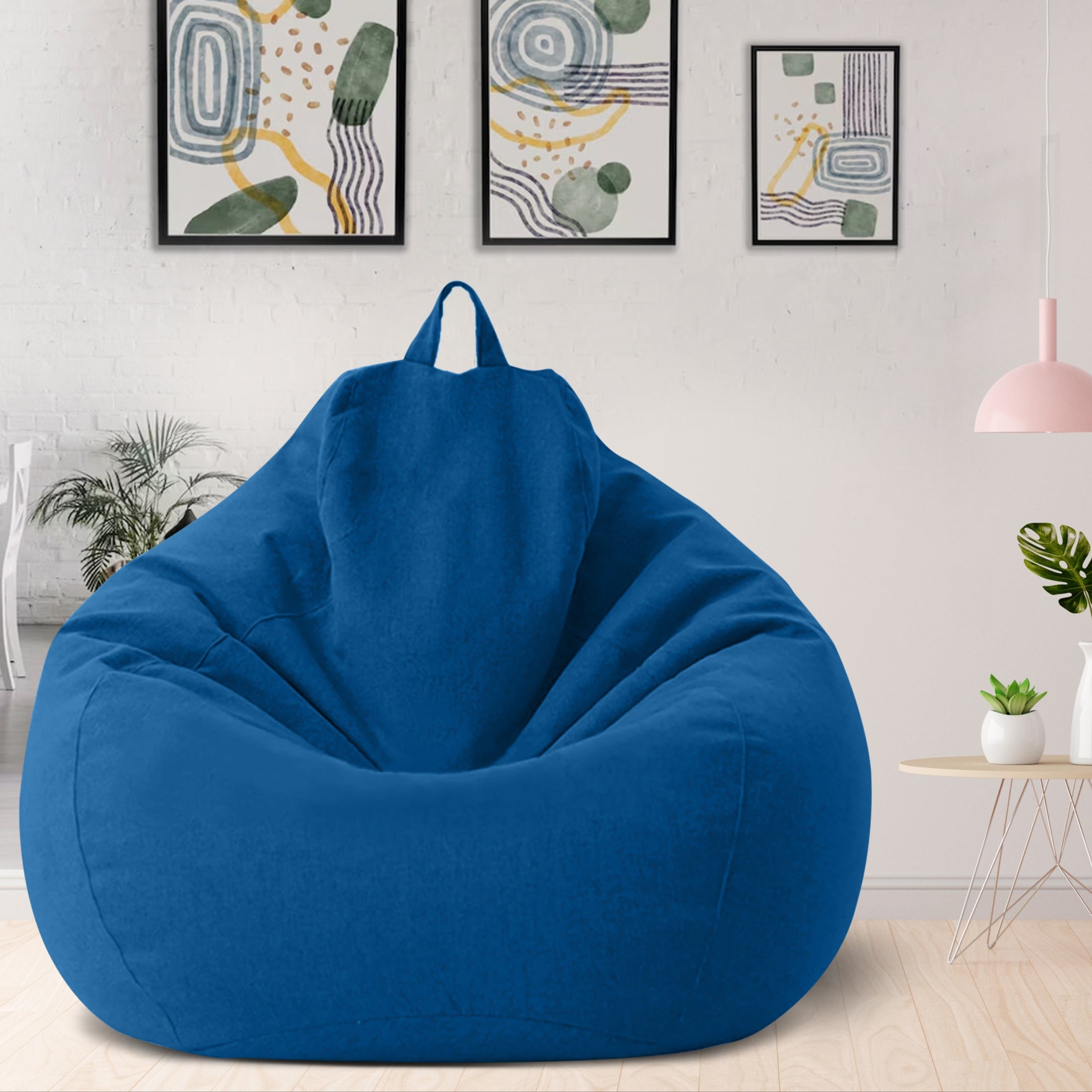 Norvo | Bean Bag Luxueux Lin – Mobilier de siège ergonomique et élégant