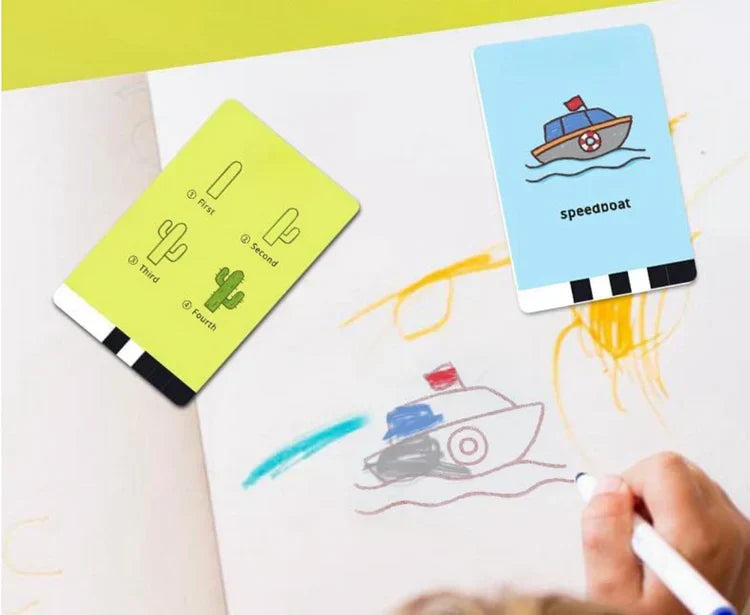 DrawMaster | Améliore les compétences en dessin d'un enfant | Jouet éducatif incluant 100 cartes de dessin