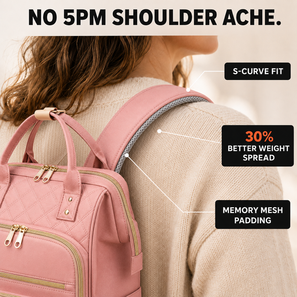 Carryla – Sac à dos isolé avec boîte à lunch, housse pour ordinateur portable, Oxford imperméable