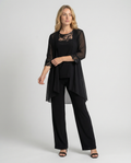 Ensemble de bureau trois pièces pour femmes avec blazer, gilet et pantalon | Heidi-Mode
