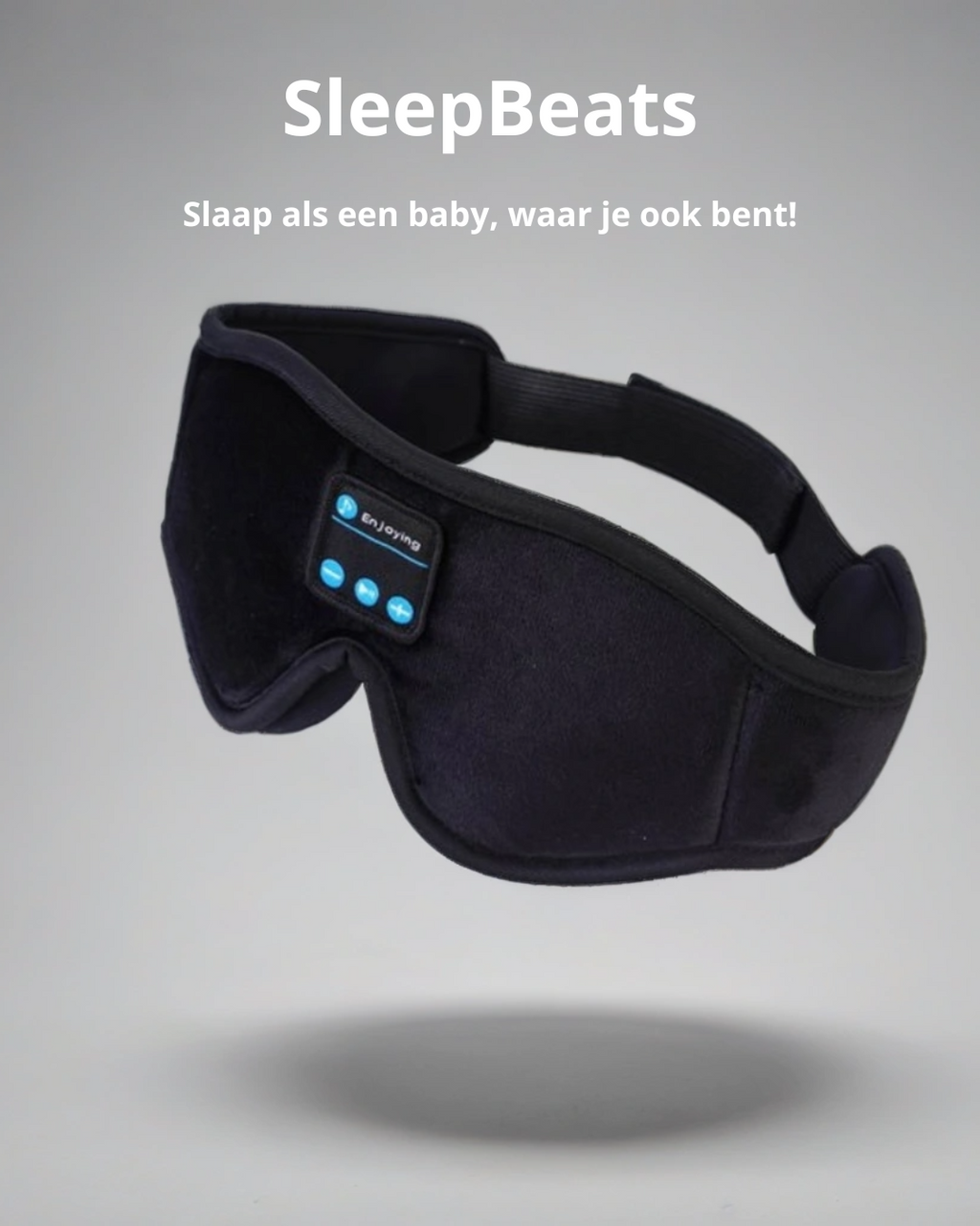 Masque de Sommeil Bluetooth LuxeSlumber | Son HD pour un Sommeil Ininterrompu