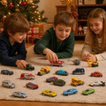 Calendrier de l'Avent Auto Enfants – 24 Voitures Jouets en Métal pour Noël