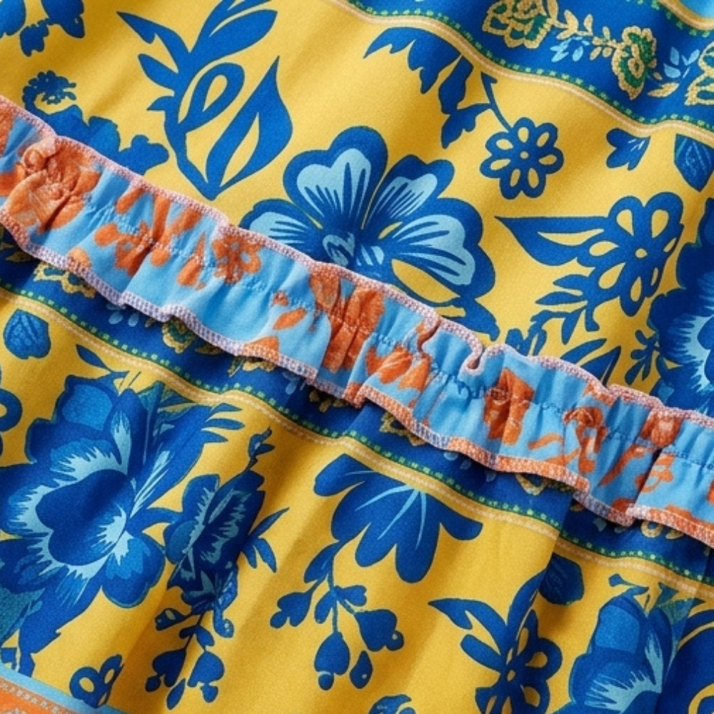 Vivanya – Robe maxi d'été florale audacieuse pour femmes
