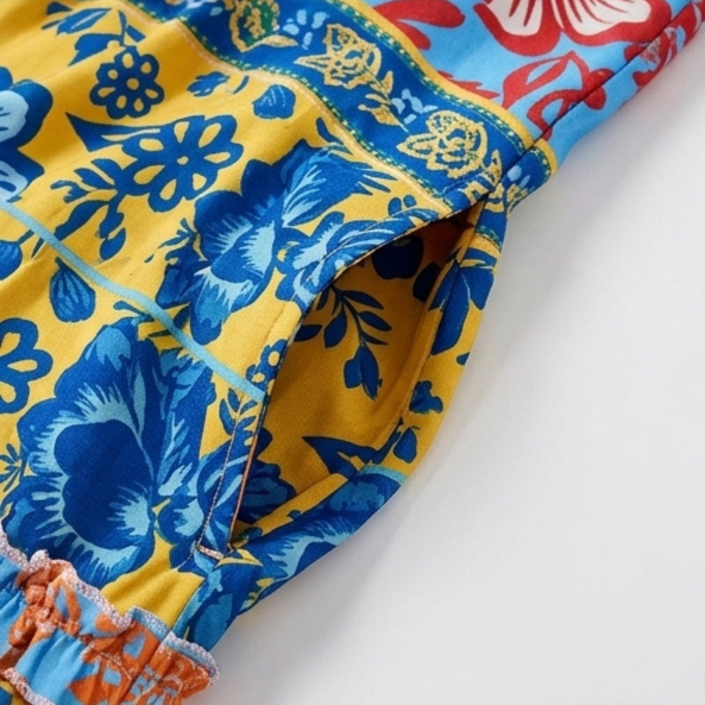 Vivanya – Robe maxi d'été florale audacieuse pour femmes