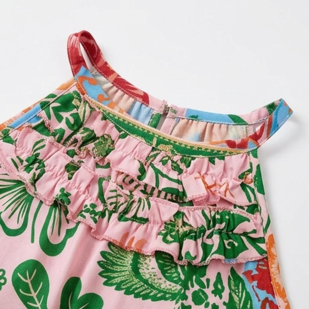 Vivanya – Robe maxi d'été florale audacieuse pour femmes