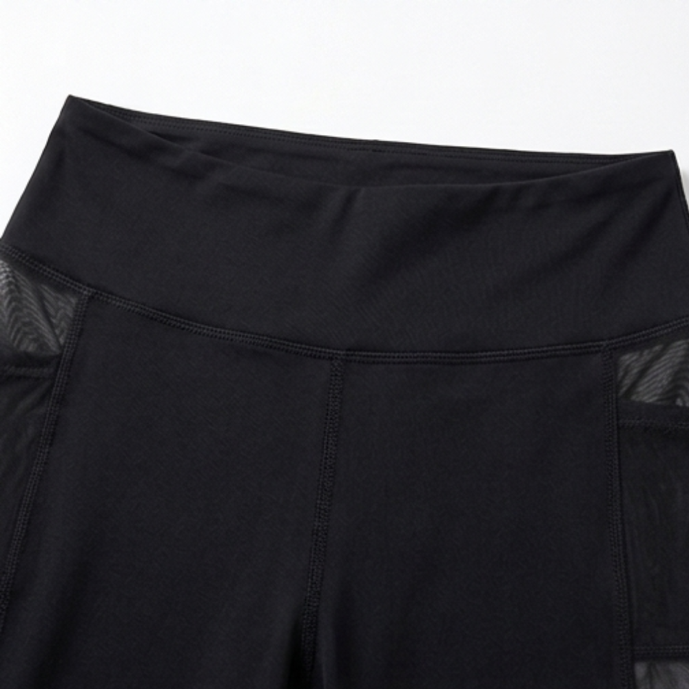 Luxefit – Leggings en maille taille haute avec poche cachée
