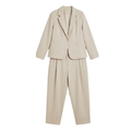 Elaire – Ensemble Blazer et Pantalon Relaxé pour Femmes