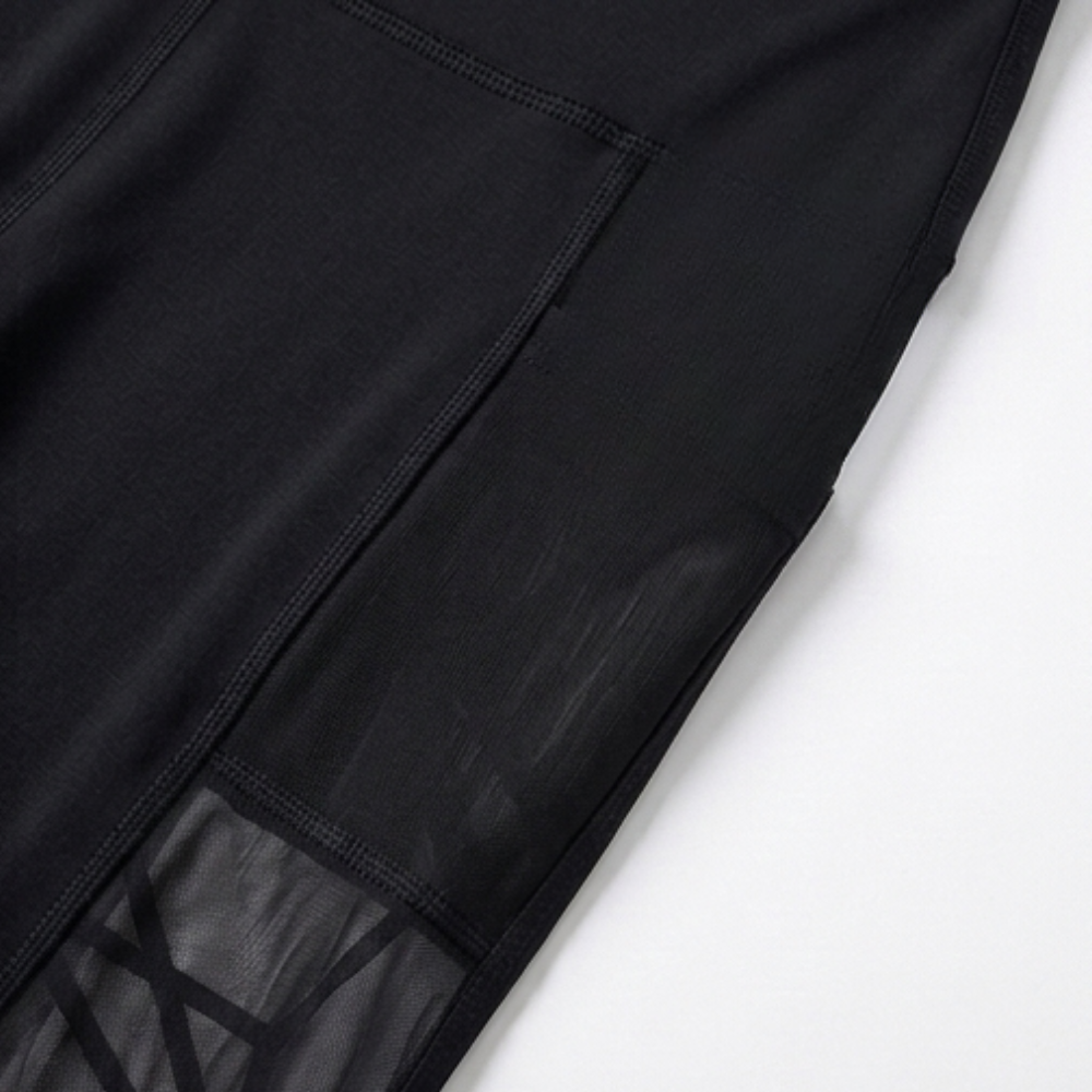 Luxefit – Leggings en maille taille haute avec poche cachée