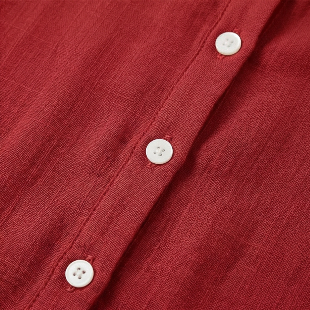 Collaré – Blouse à boutons avec col Peter Pan rétro