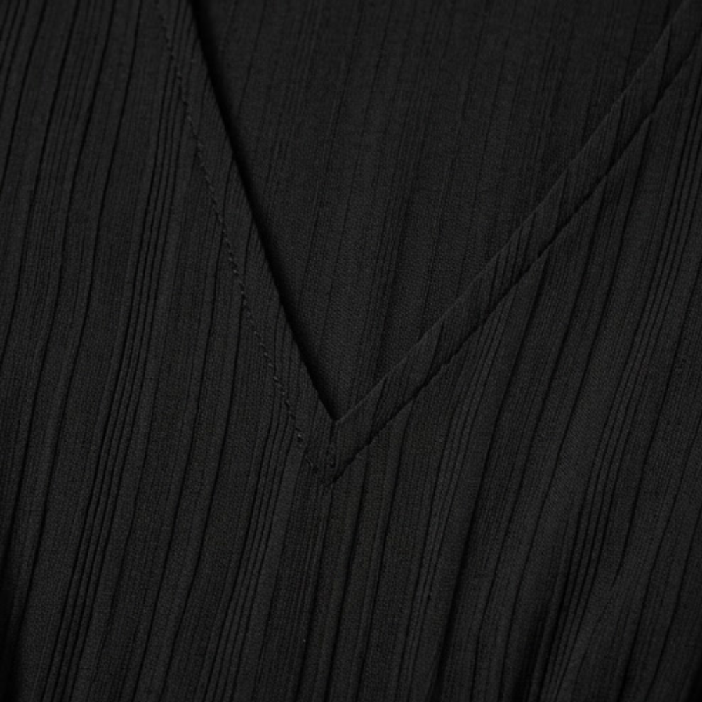 Vivella – Robe midi élégante à manches bouffantes pour femmes