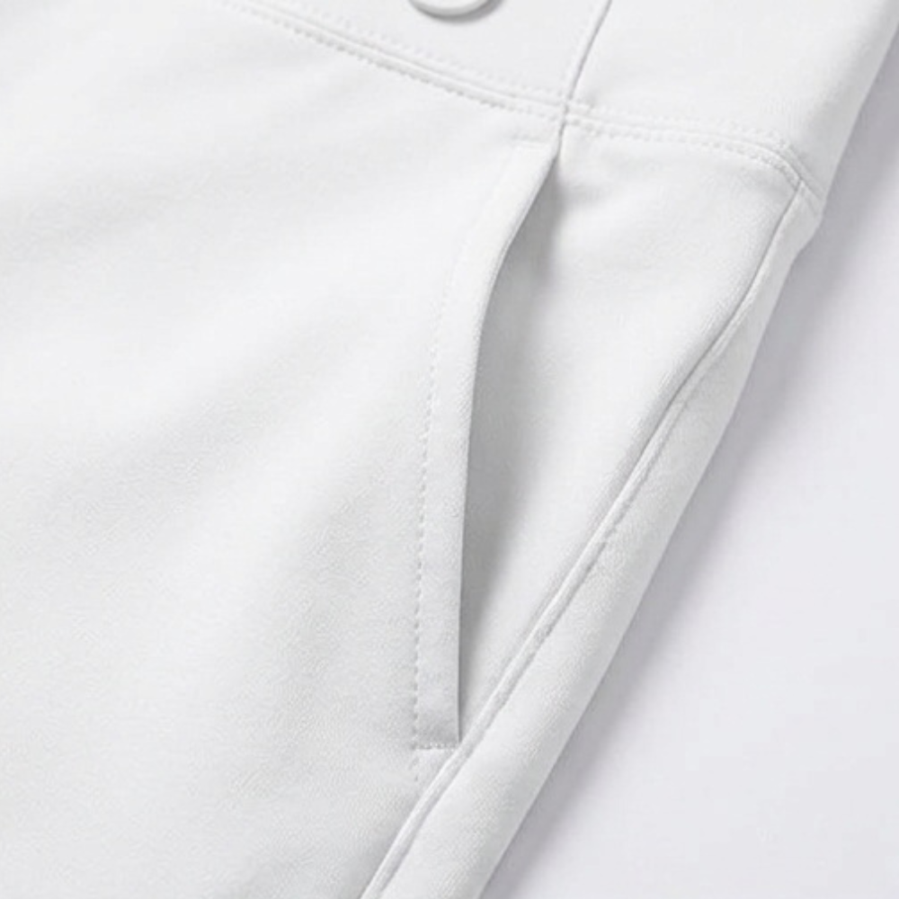Marivella – Pantalon Capri Élastique Taille Haute pour Femmes