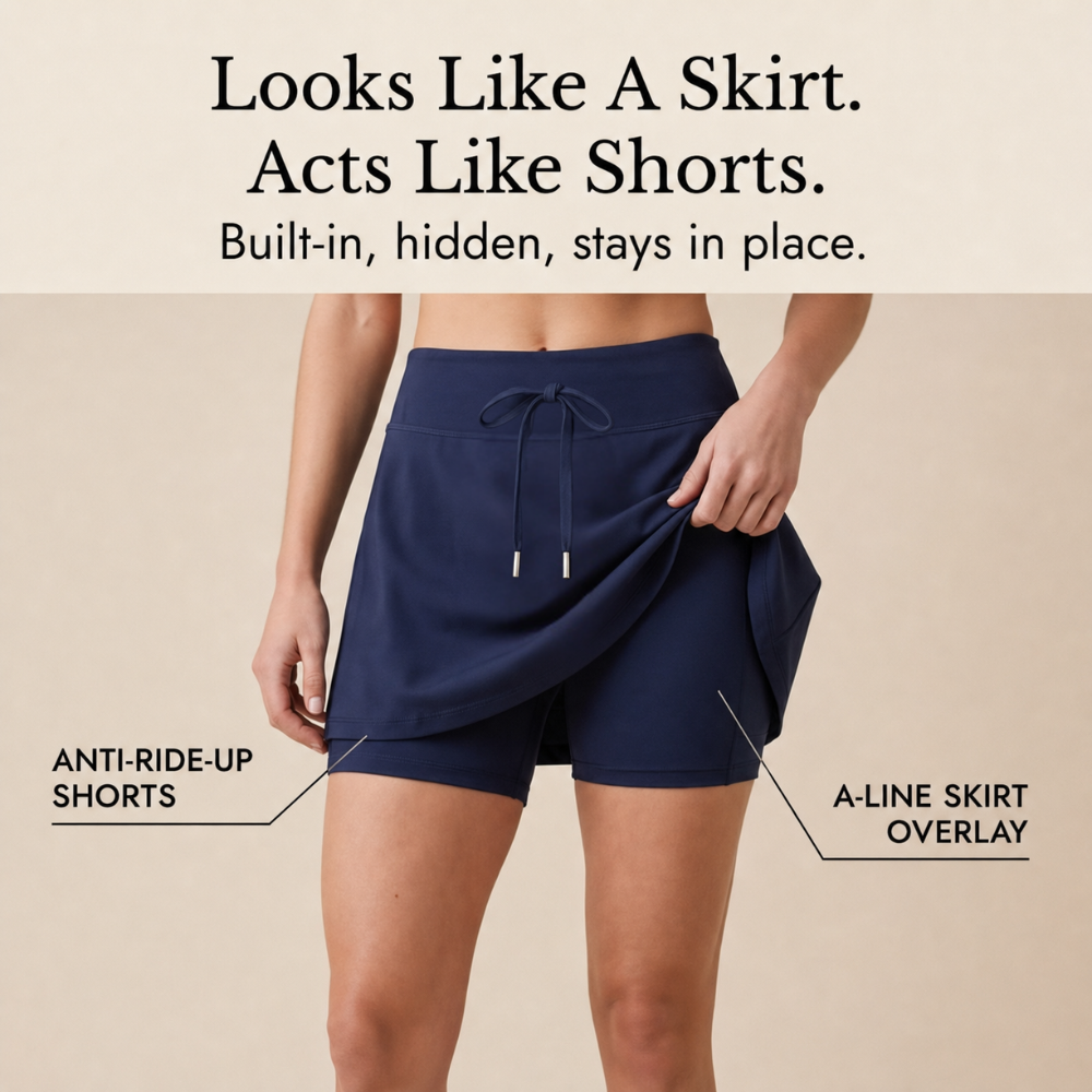 Édition Dimanche – Ensemble assorti avec shorts intégrés