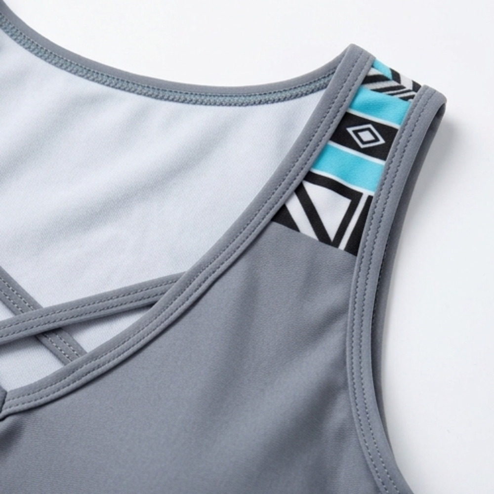 Marevia – Ensemble de maillot de bain tankini avec côtés réglables