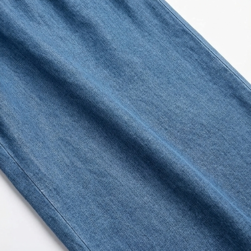 Palazza – Pantalons Palazzo à Taille Smockée et Jambes Amples