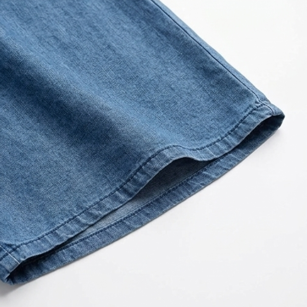 Palazza – Pantalons Palazzo à Taille Smockée et Jambes Amples