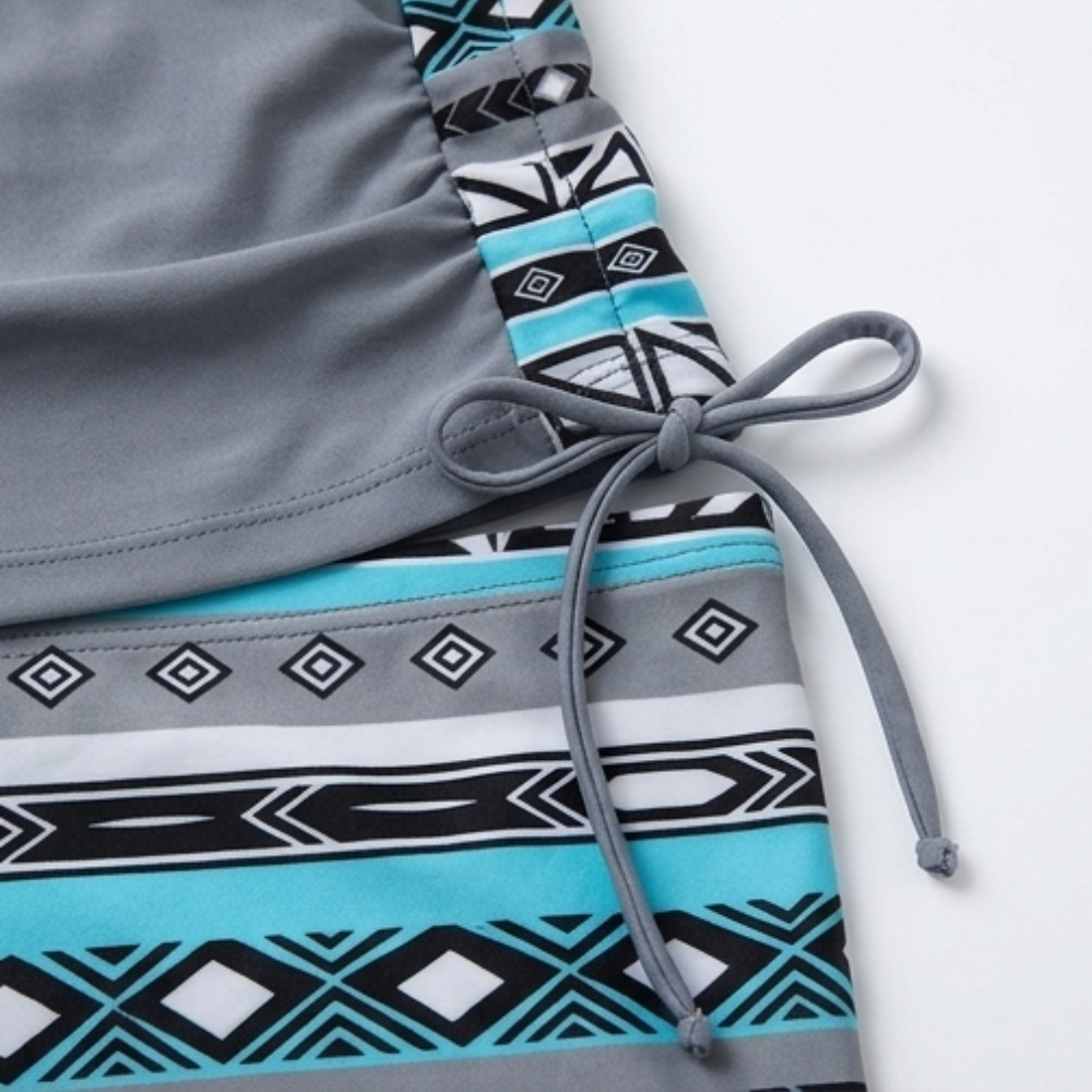 Marevia – Ensemble de maillot de bain tankini avec côtés réglables