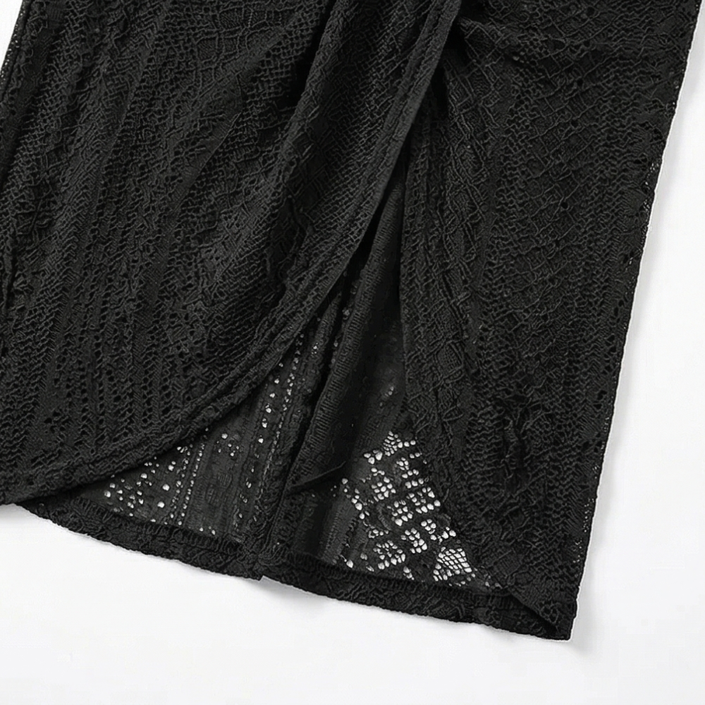 Vivara – Robe Maxi à Bretelles en Dentelle