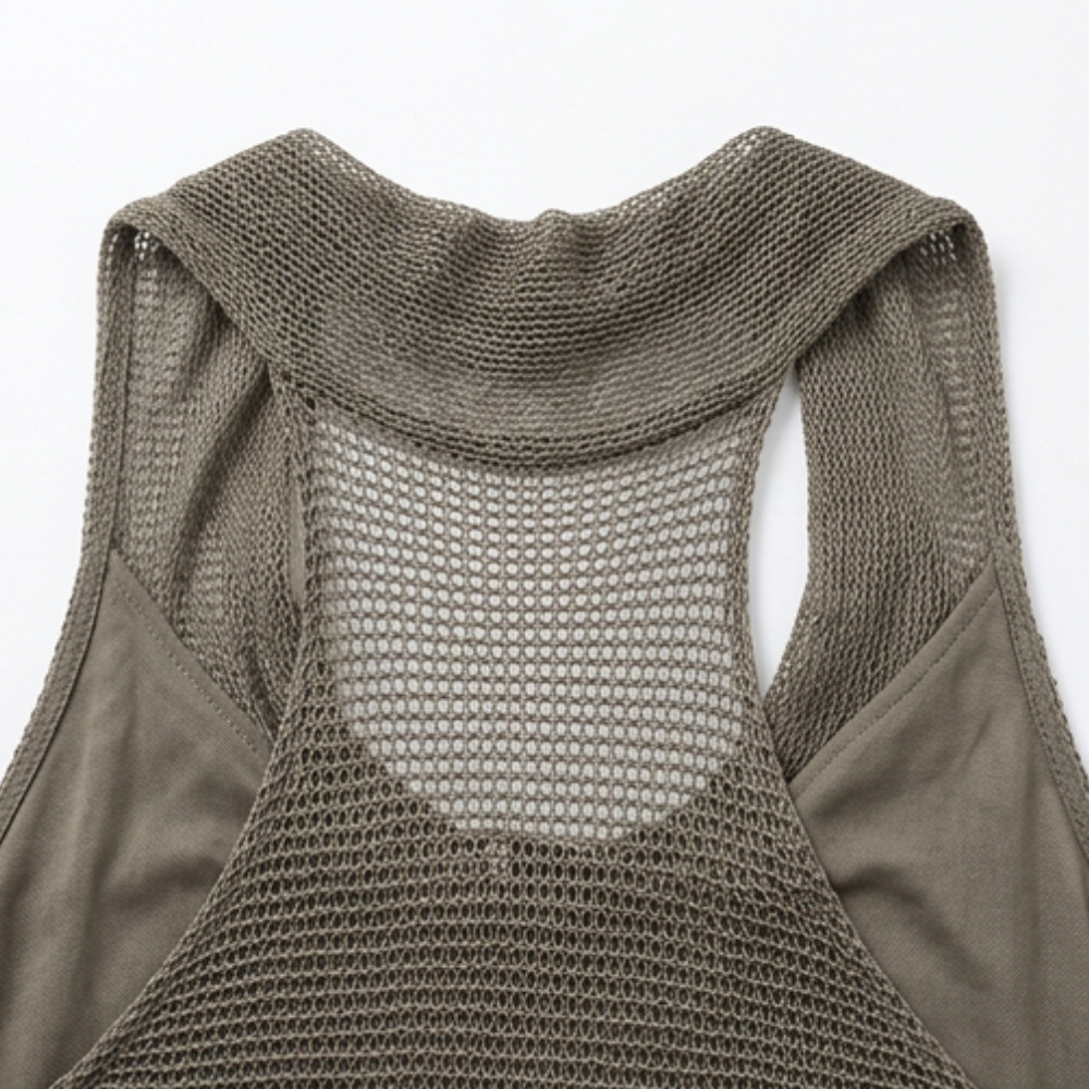 Lunessa – Haut en tricot à col drapé et dos nu