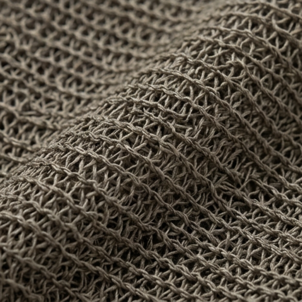 Lunessa – Haut en tricot à col drapé et dos nu