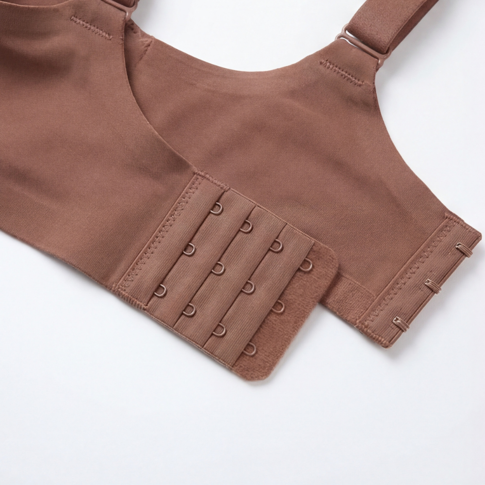 Veluna – Soutien-gorge sans fil à décolleté profond sans couture