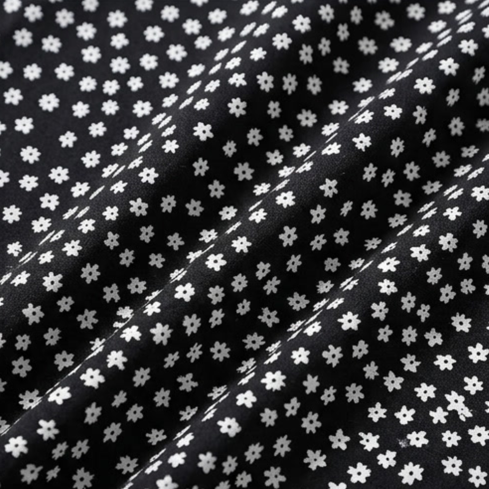 Velura – Pantalon large à volants smockés