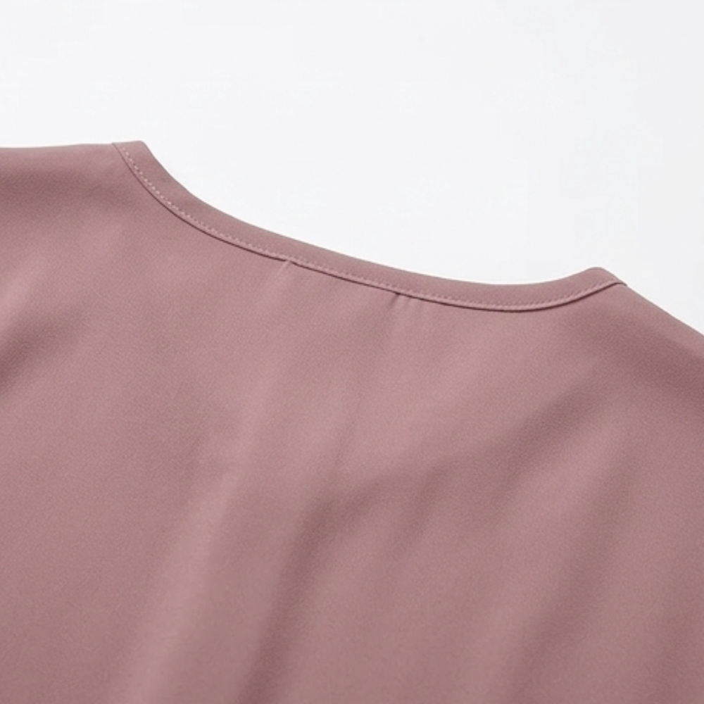 Veluna – Haut V-Neck à Nœud Torsadé pour un Style Quotidien Sans Effort